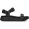 Woden Sandalen Line Zwart