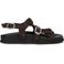 Shabbies Amsterdam Sandalen Inga Fringes Bruin