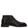 Manfield leren veterschoenen - bruin