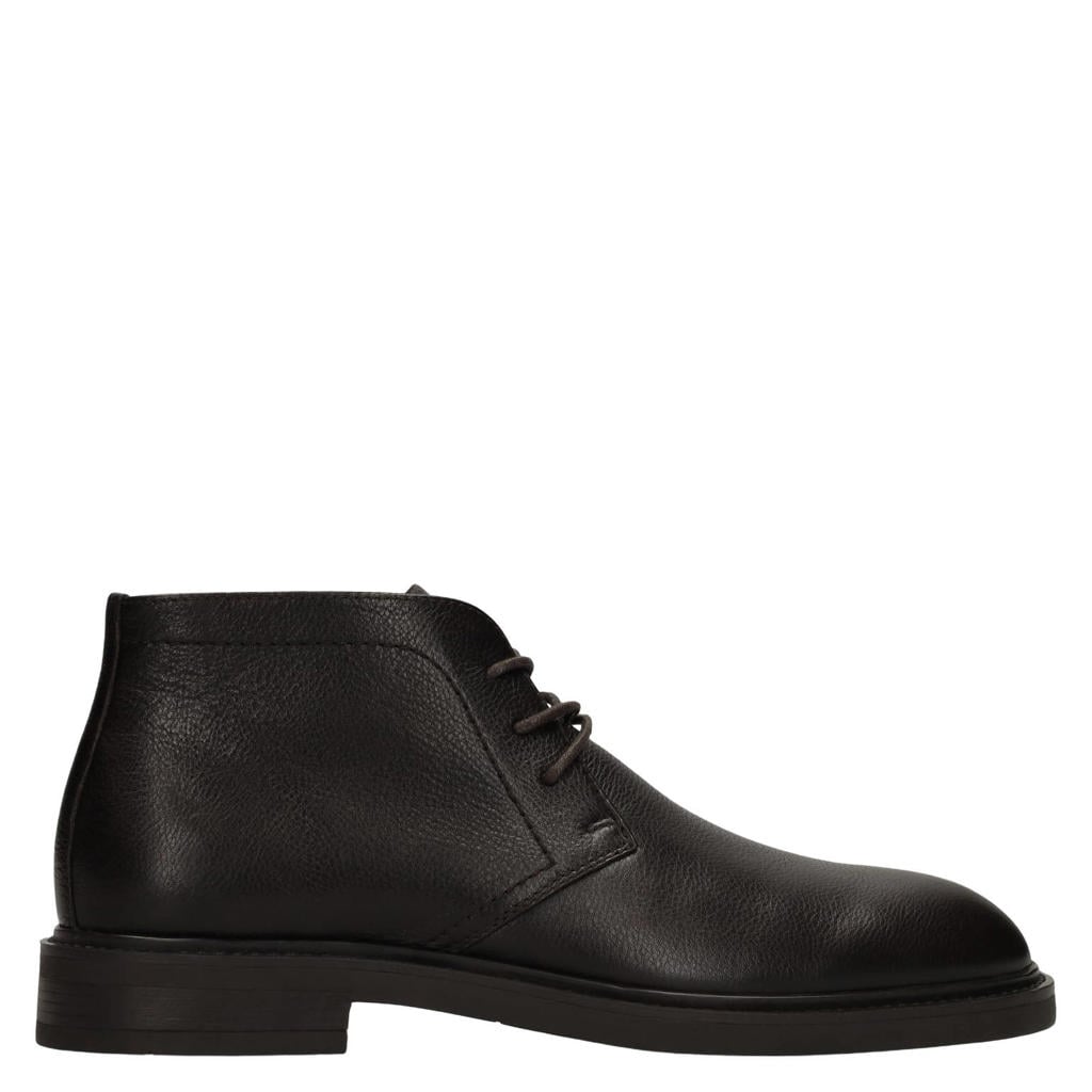 Bruine heren Manfield leren veterschoenen -