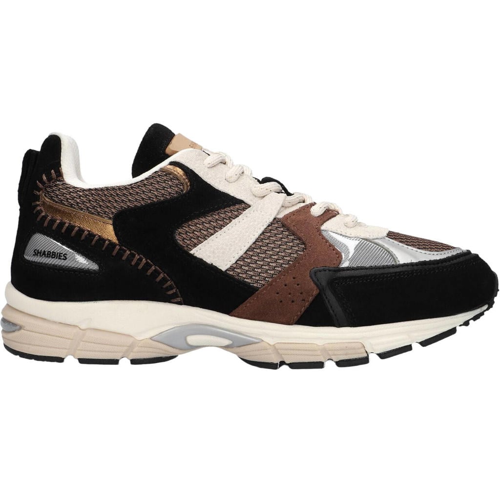 Shabbies Amsterdam Sneakers Abbey Run Zwart