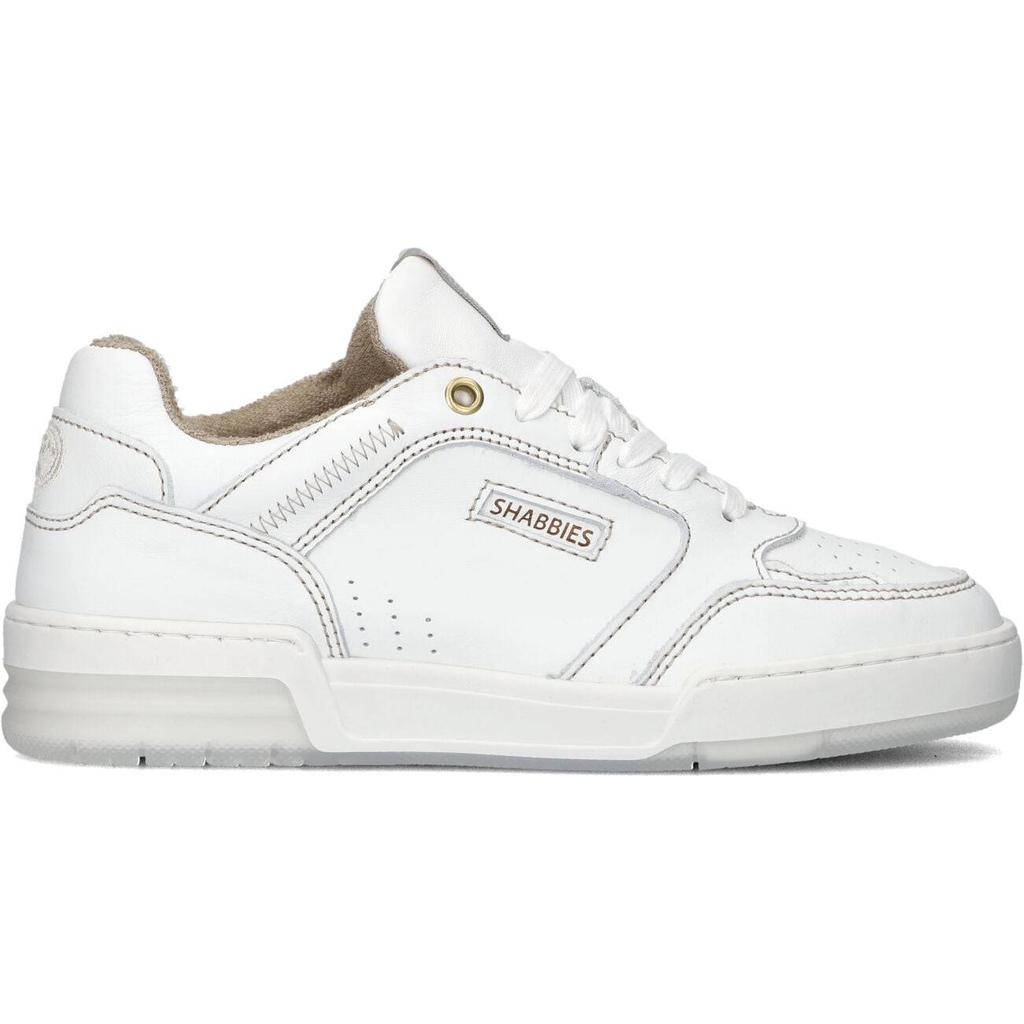 Shabbies Amsterdam Sneakers Revin Contra Wit