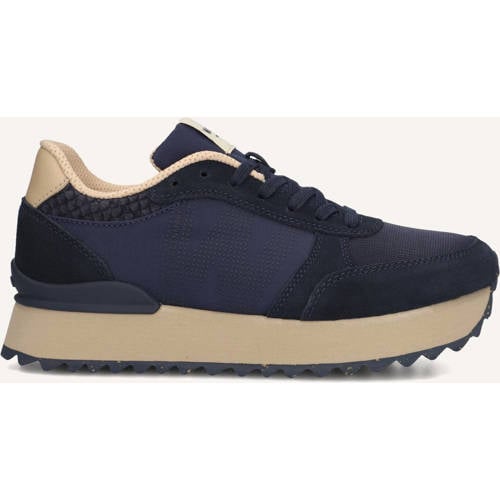 Woden Sneakers Ronja Plateau Blauw