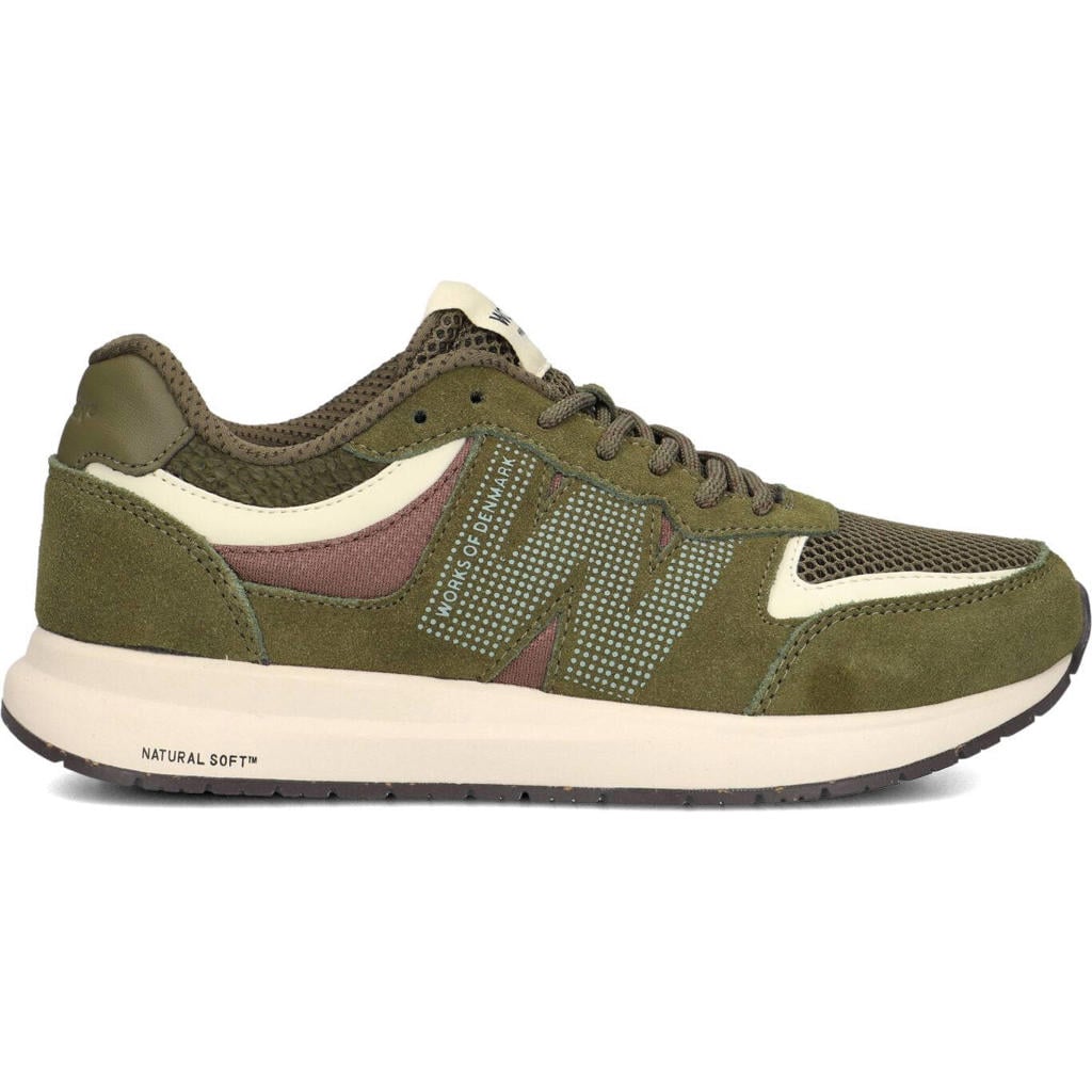 Woden Sneakers Rigmor Open Mesh Groen
