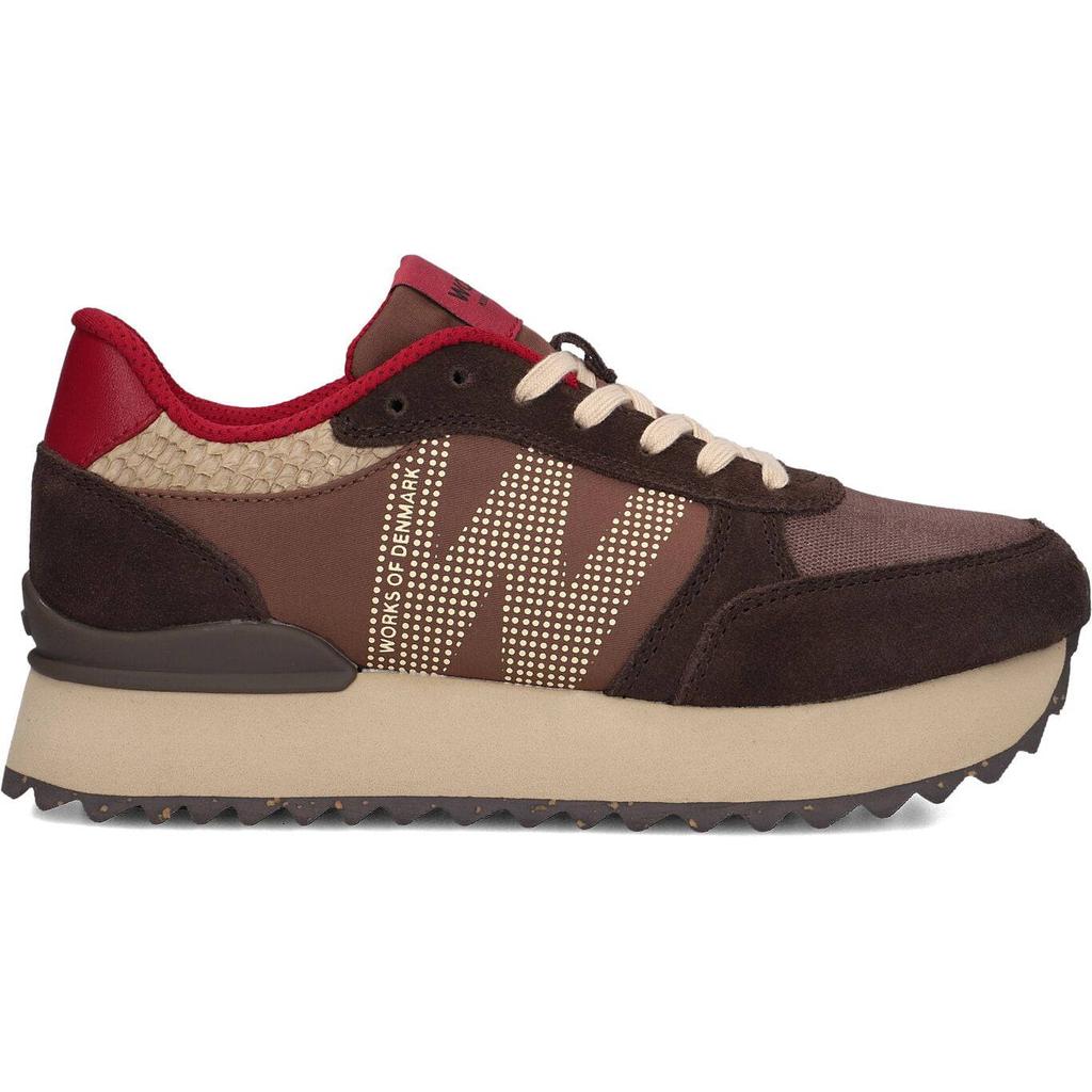 Woden Sneakers Ronja Plateau Bruin