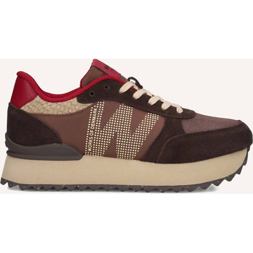 Woden Sneakers Ronja Plateau Bruin