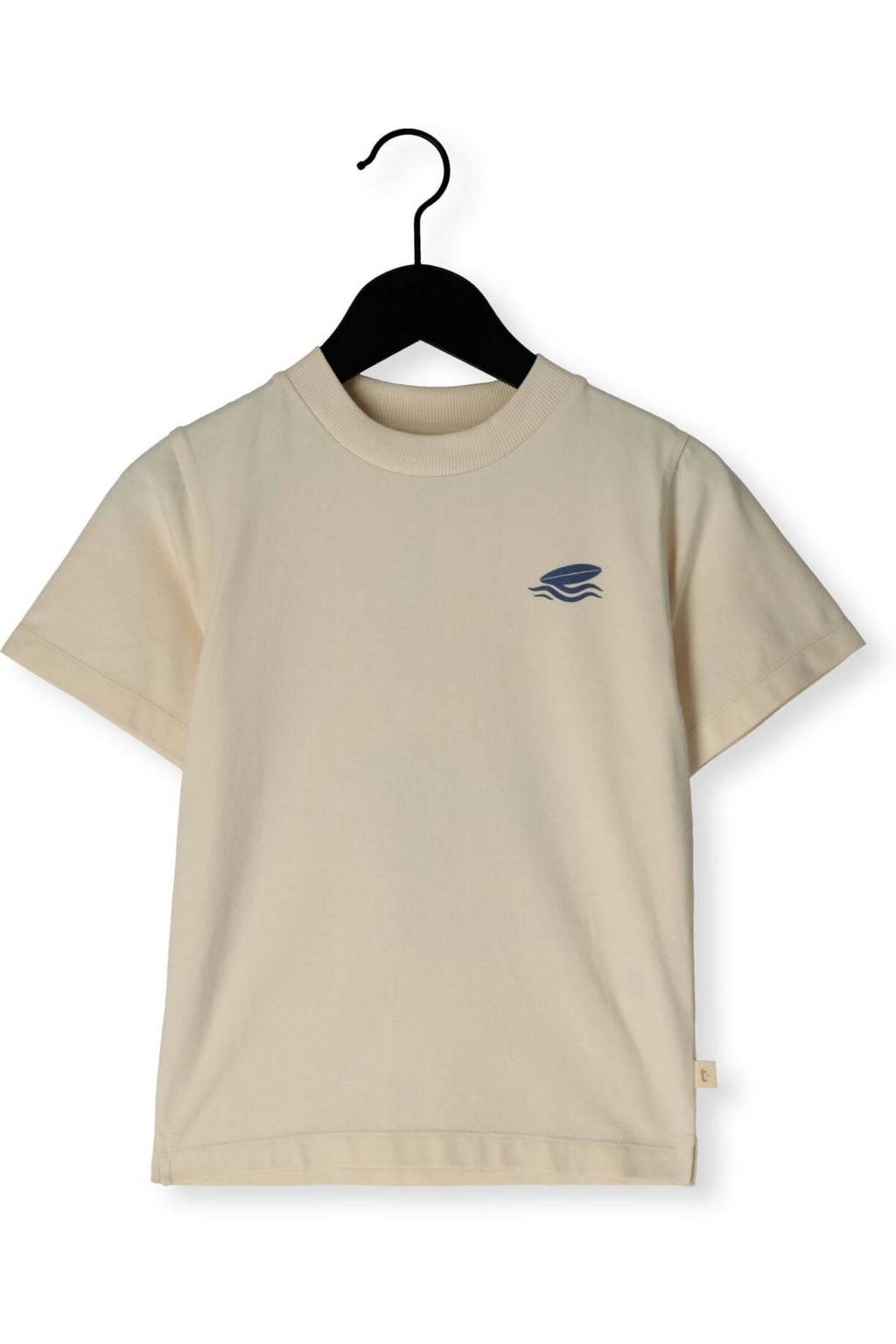 Ton & Ton Polo's & T-shirts Thijn Ecru