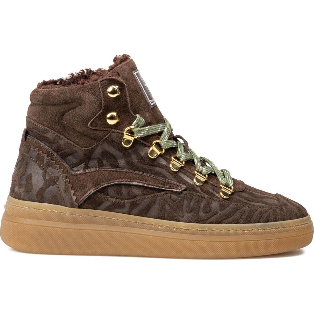 Floris van Bommel Sneakers Sfw-10175 Fygi Bruin