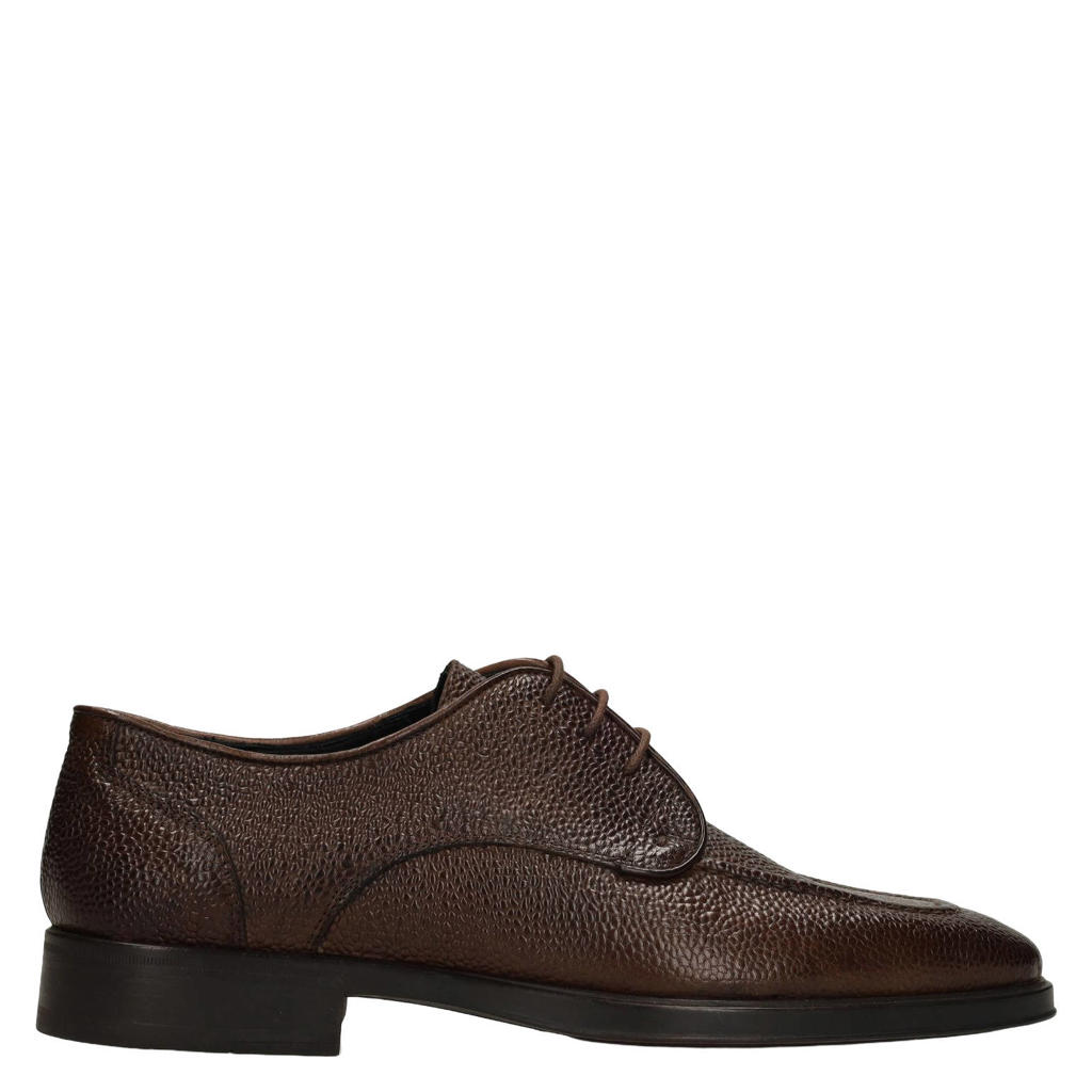 Black Label leren veterschoenen - bruin