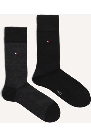Sokken Th Men Sock 2p Birdseye Zwart