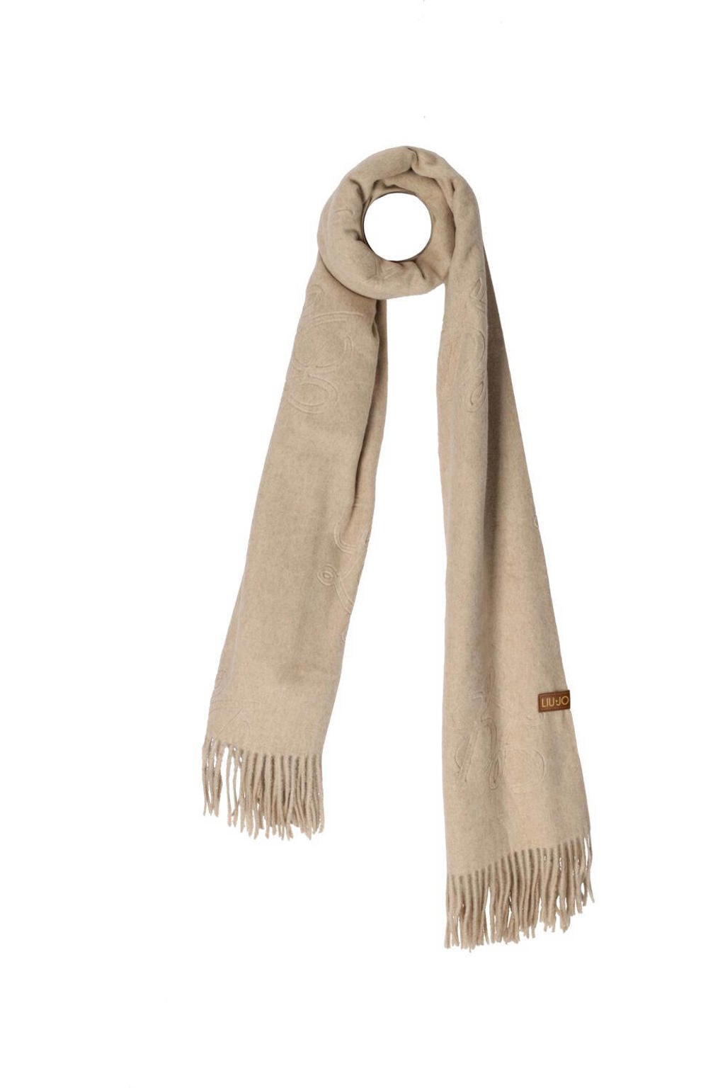 Liu Jo Sjaals Logo - Scarf/shawl Beige - One size