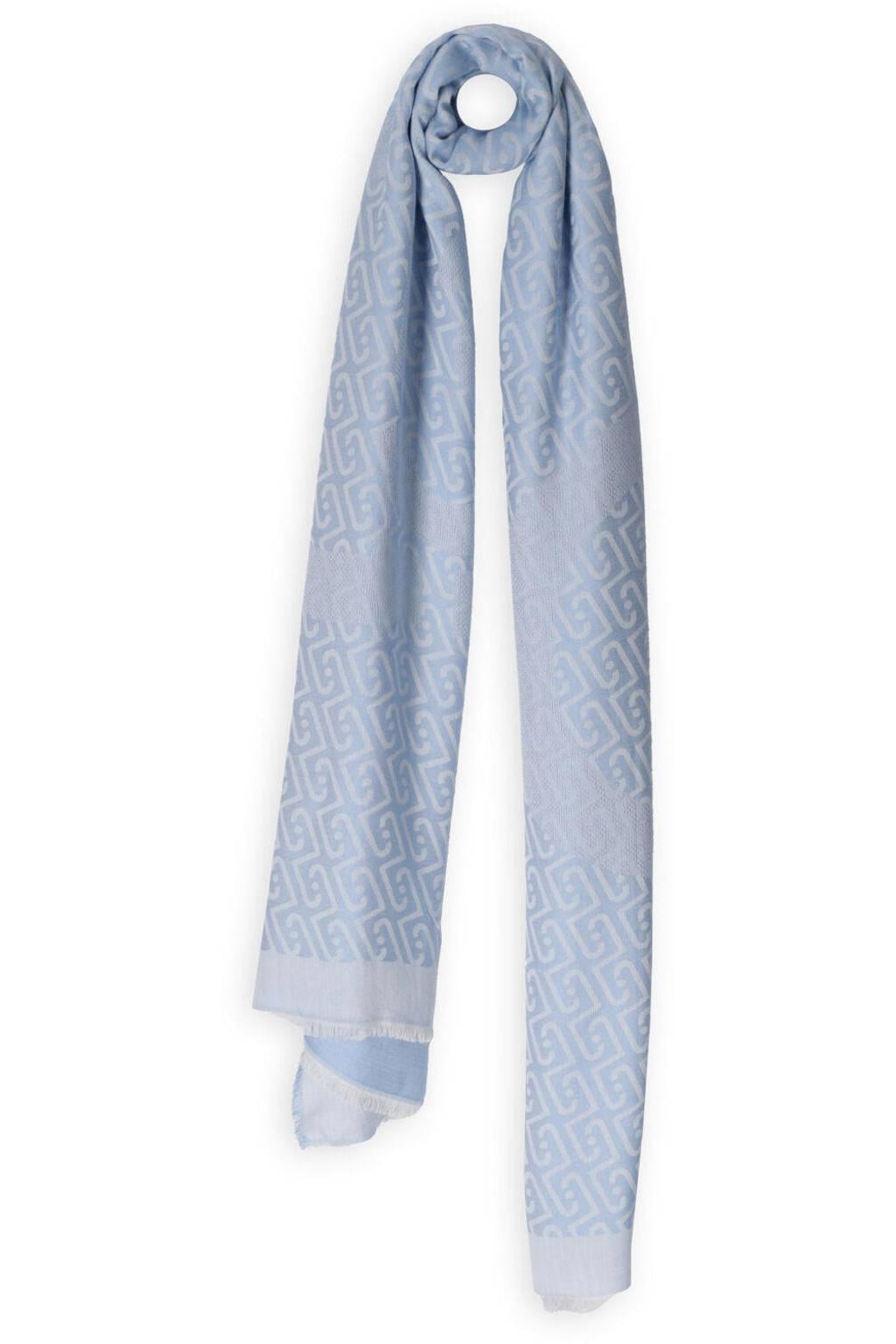 Liu Jo Sjaals Logo - Scarf Lichtblauw - One size