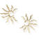 Notre-V Sieraden Earring Half Suns Goudkleurig - One size