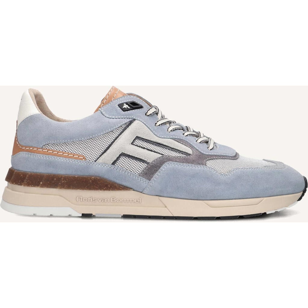 Floris van Bommel Sneakers Sfm-10153 De Runner Blauw
