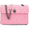 Kurt Geiger Schoudertassen Raffia Kensington Bag Roze - One size