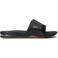 Reef Slippers Fanning Slide Zwart
