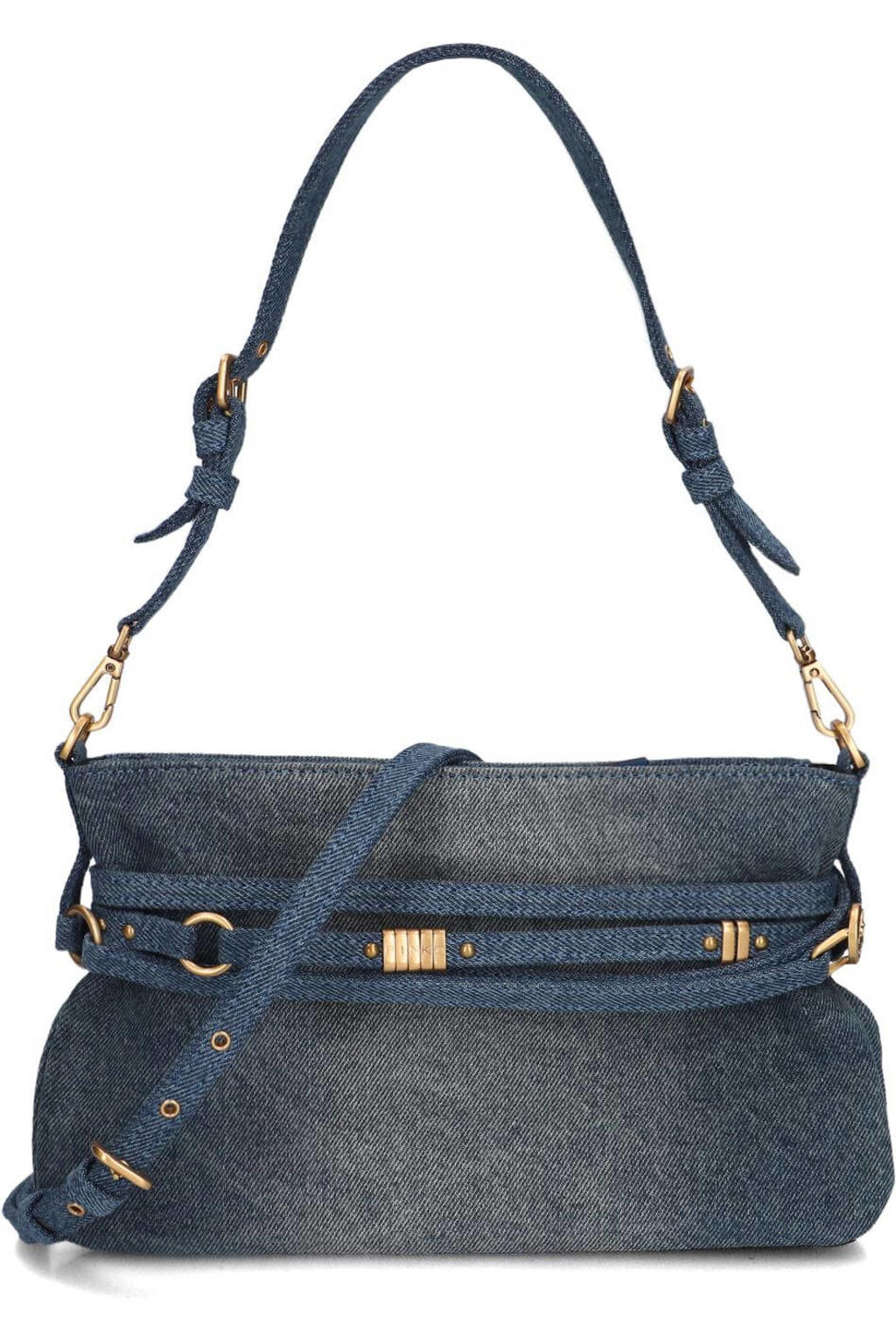 Pinko Schoudertassen Belt Bag Mini Denim Blauw - One size