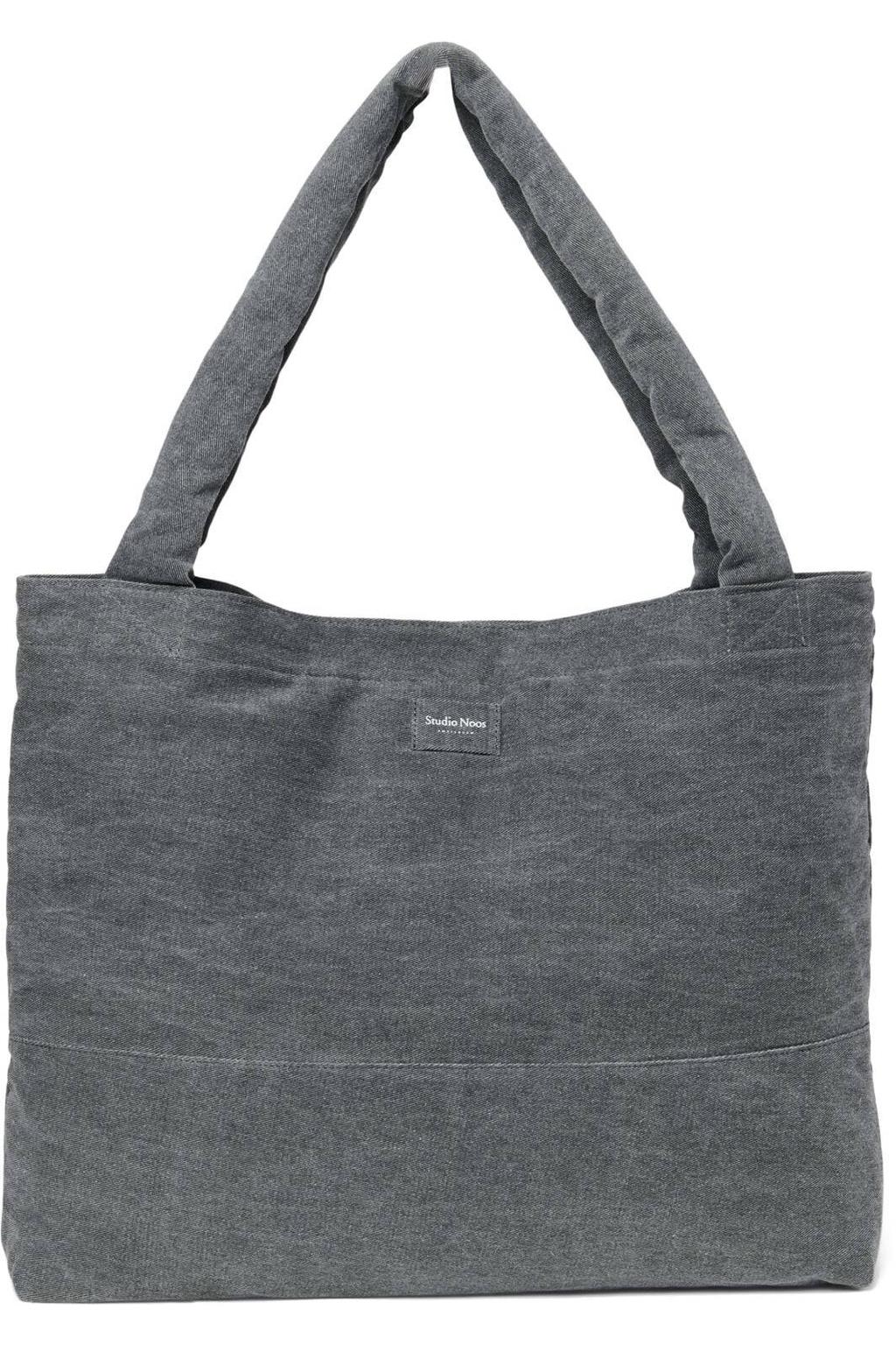 Studio Noos Shoppers Denim Mom Bag Grijs - One size