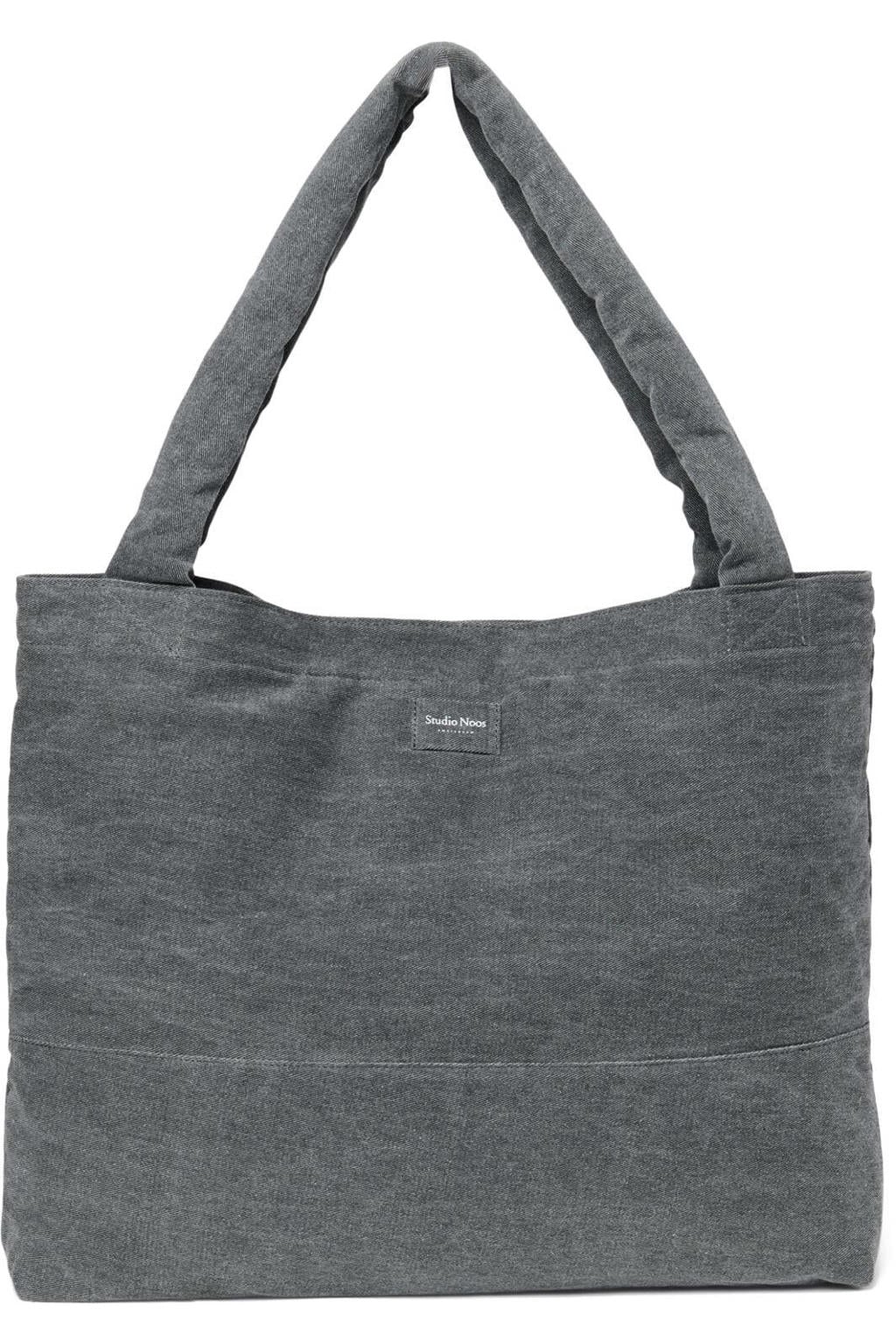 Studio Noos Shoppers Denim Mom Bag Grijs - One size