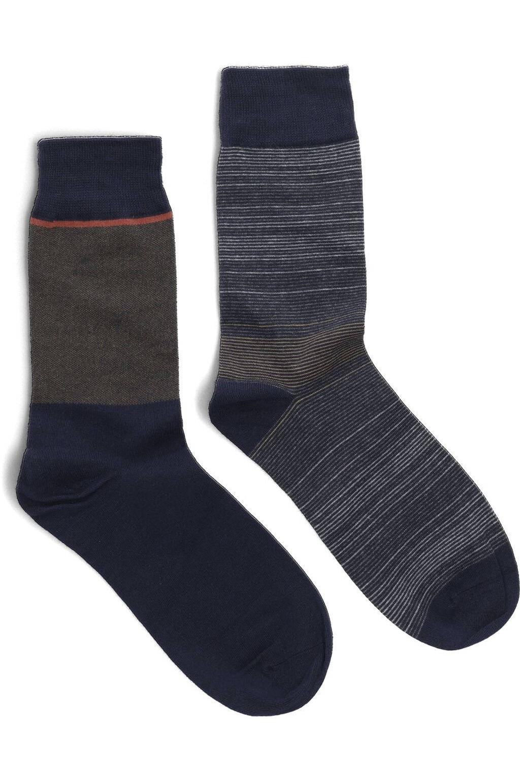 Marcmarcs Sokken Florian Cotton 2-pack Blauw