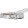 Notre-V Riemen Cece Sauvage Metallic Zilverkleurig