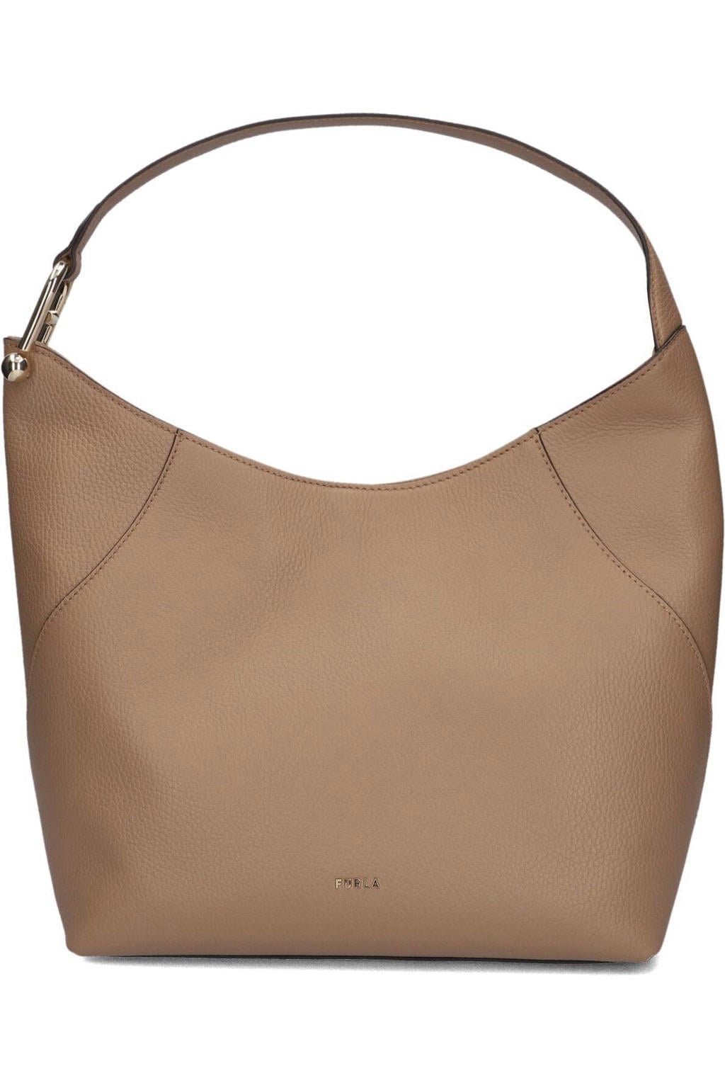 Furla Schoudertassen Lara M Hobo Camel - One size