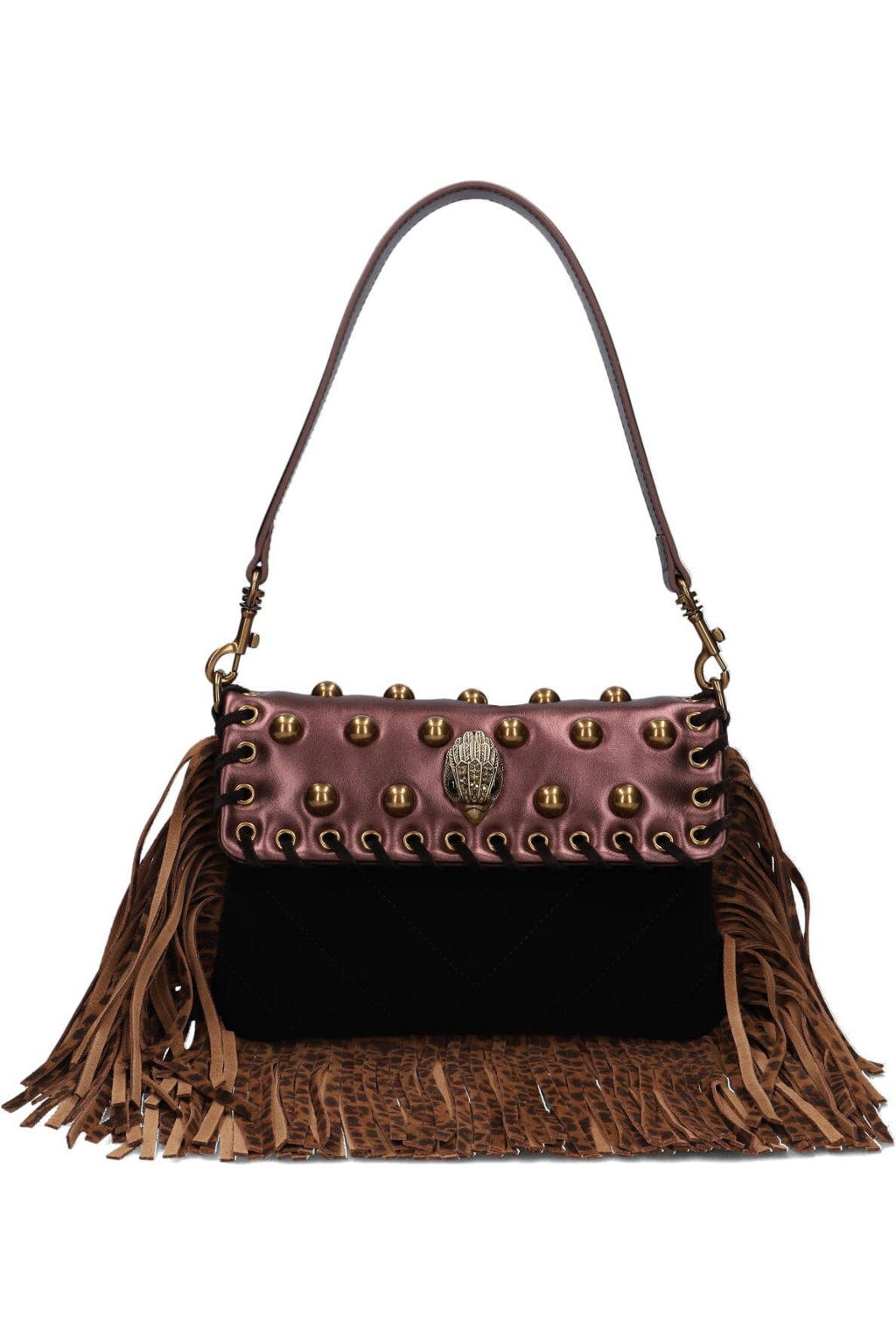 Kurt Geiger Schoudertassen Oxford Fringe Shoulder Bruin - One size