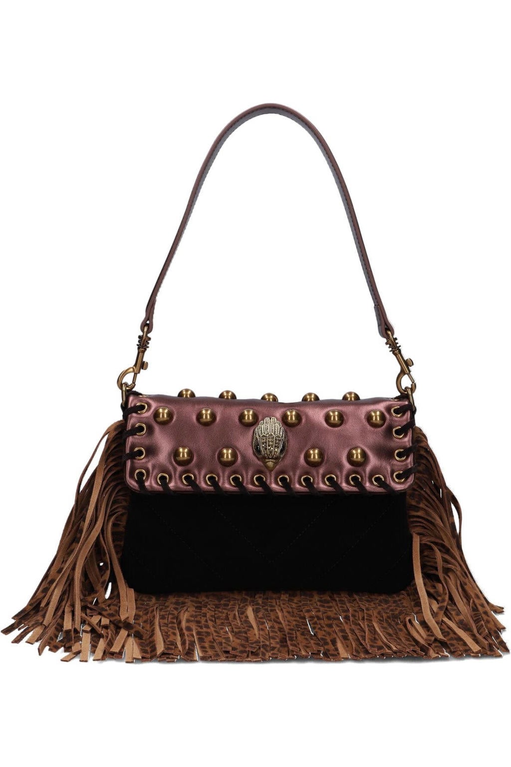 Kurt Geiger Schoudertassen Oxford Fringe Shoulder Bruin - One size