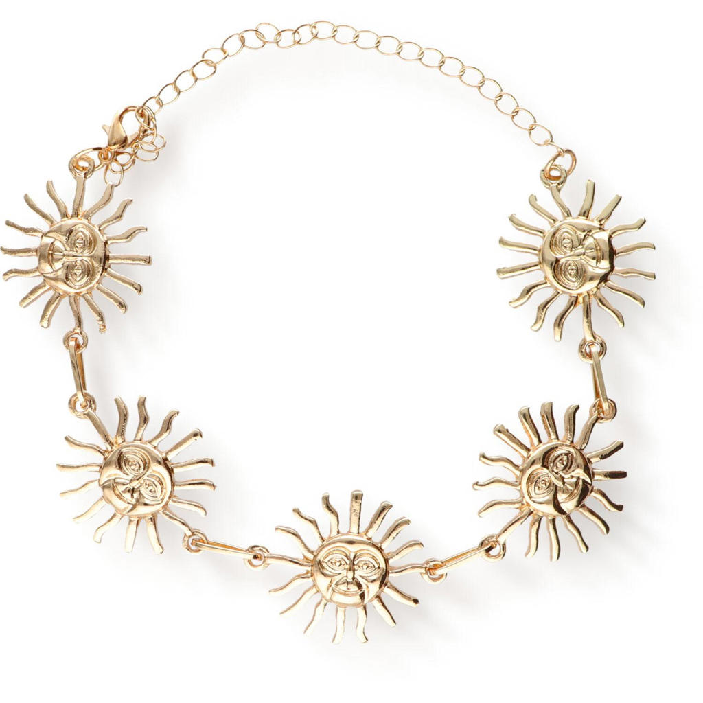 Notre-V Sieraden Bracelet Sun Goudkleurig - One size