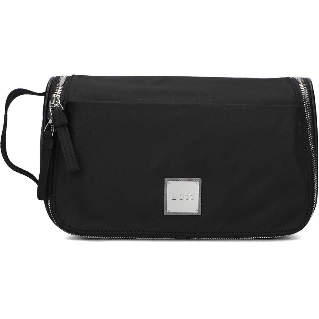 BOSS Toilettassen Lennon Washbag Zwart - One size