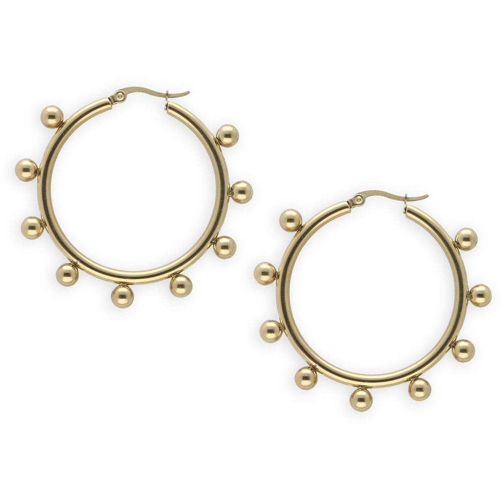 Notre-V Sieraden Earring#3 Goudkleurig - One size
