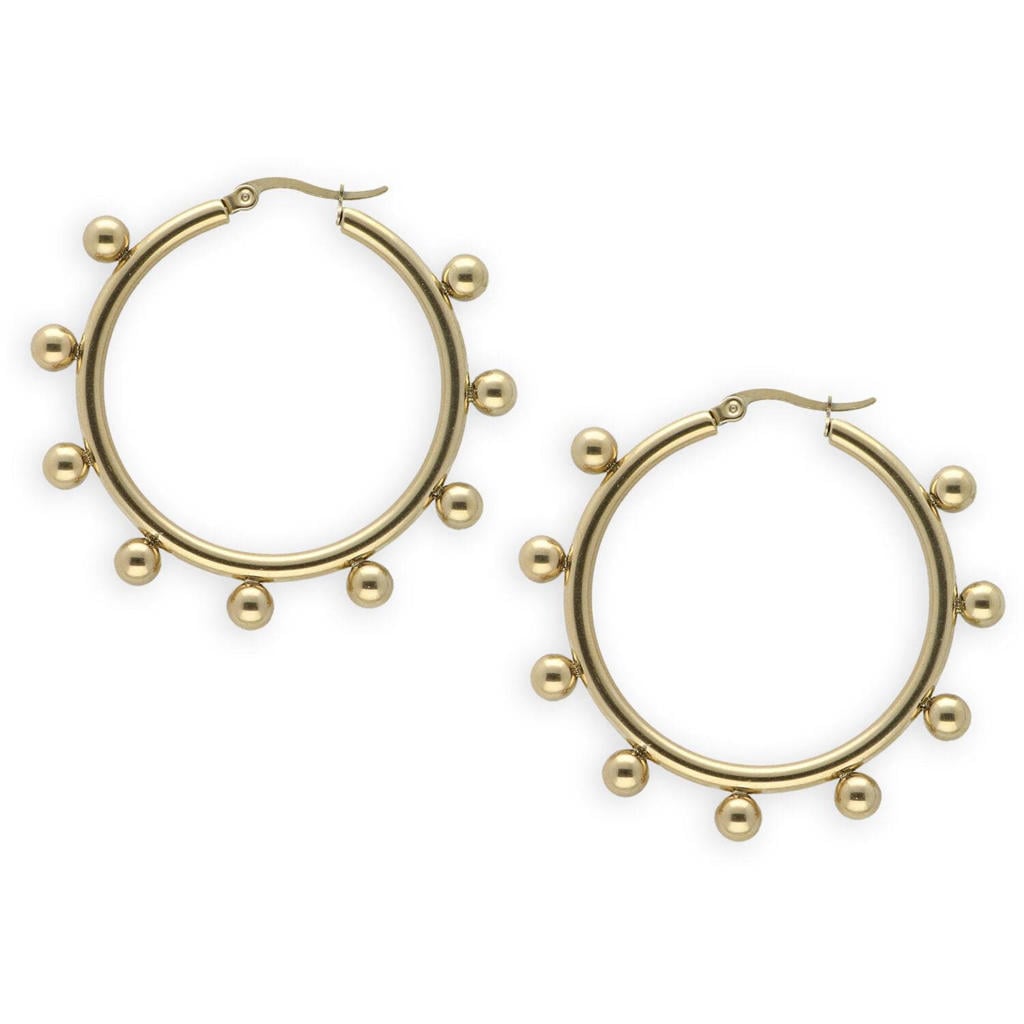Notre-V Sieraden Earring#3 Goudkleurig - One size