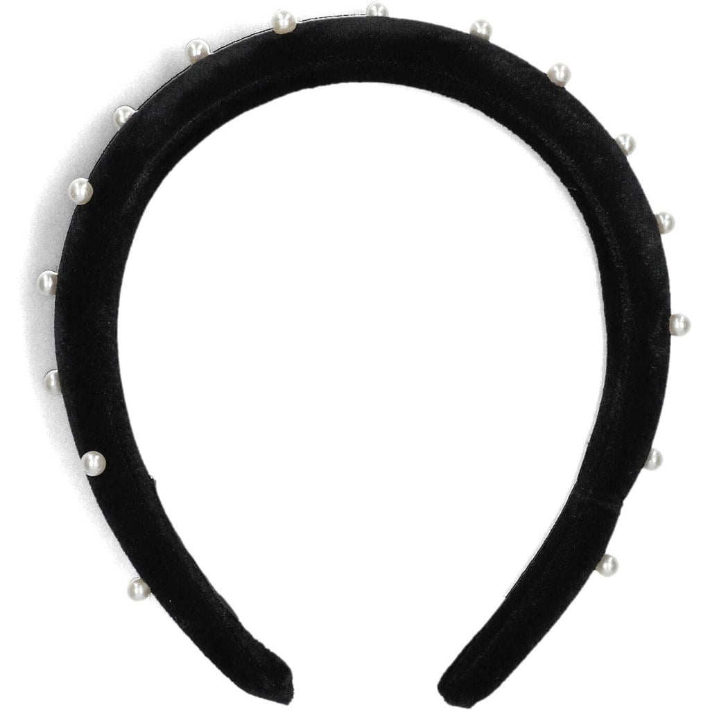 Notre-V Haaraccessoires Pearl Head Band Zwart - One size