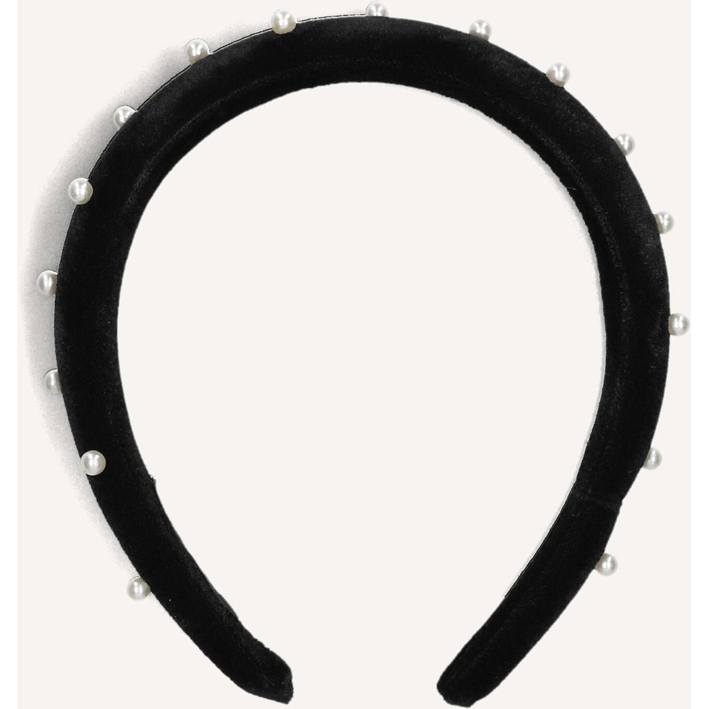 Notre-V Haaraccessoires Pearl Head Band Zwart