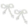 Notre-V Sieraden Earrings Bow Pearls Wit - One size