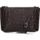 Shabbies Amsterdam Crossbodytassen Festival Crossbody Printed Leather Bruin - One size