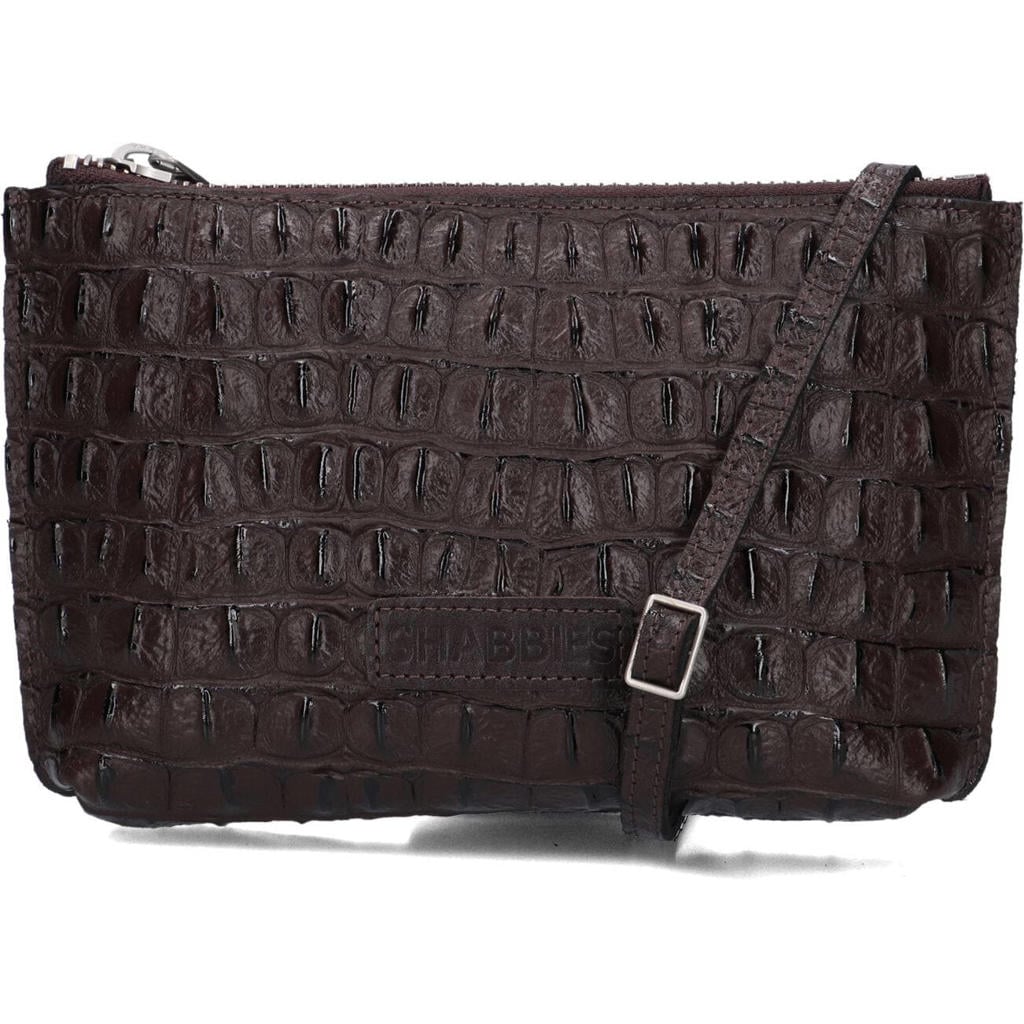 Shabbies Amsterdam Crossbodytassen Festival Crossbody Printed Leather Bruin - One size