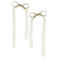 Notre-V Sieraden Earring Bow Goudkleurig - One size