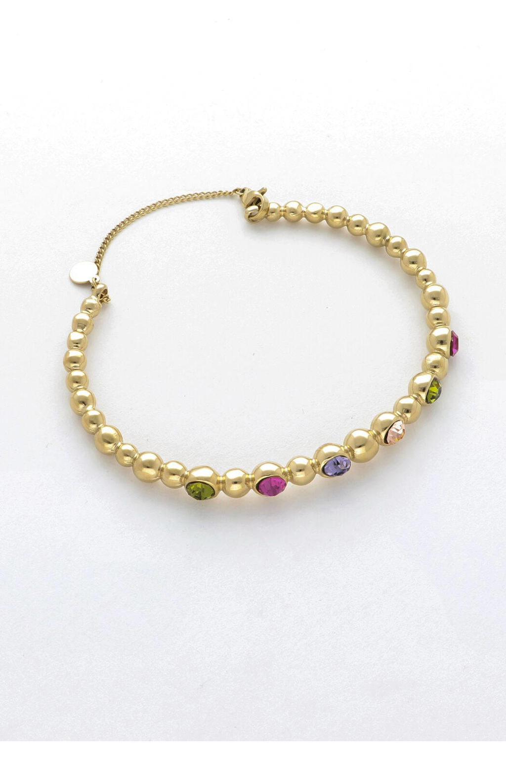 Notre-V Sieraden Bangle Stone Multi Goudkleurig - One size