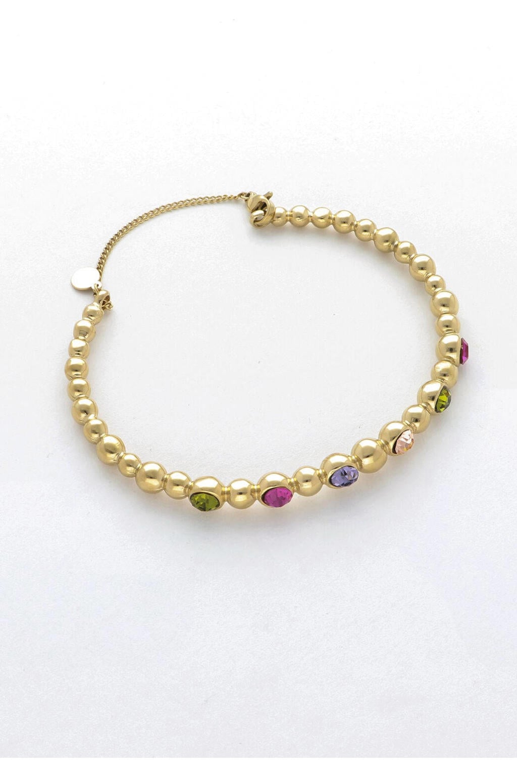 Notre-V Sieraden Bangle Stone Multi Goudkleurig - One size