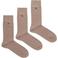 Floris van Bommel Sokken De Katoener Beige
