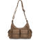 Notre-V Schoudertassen Sen Suede Taupe - One size