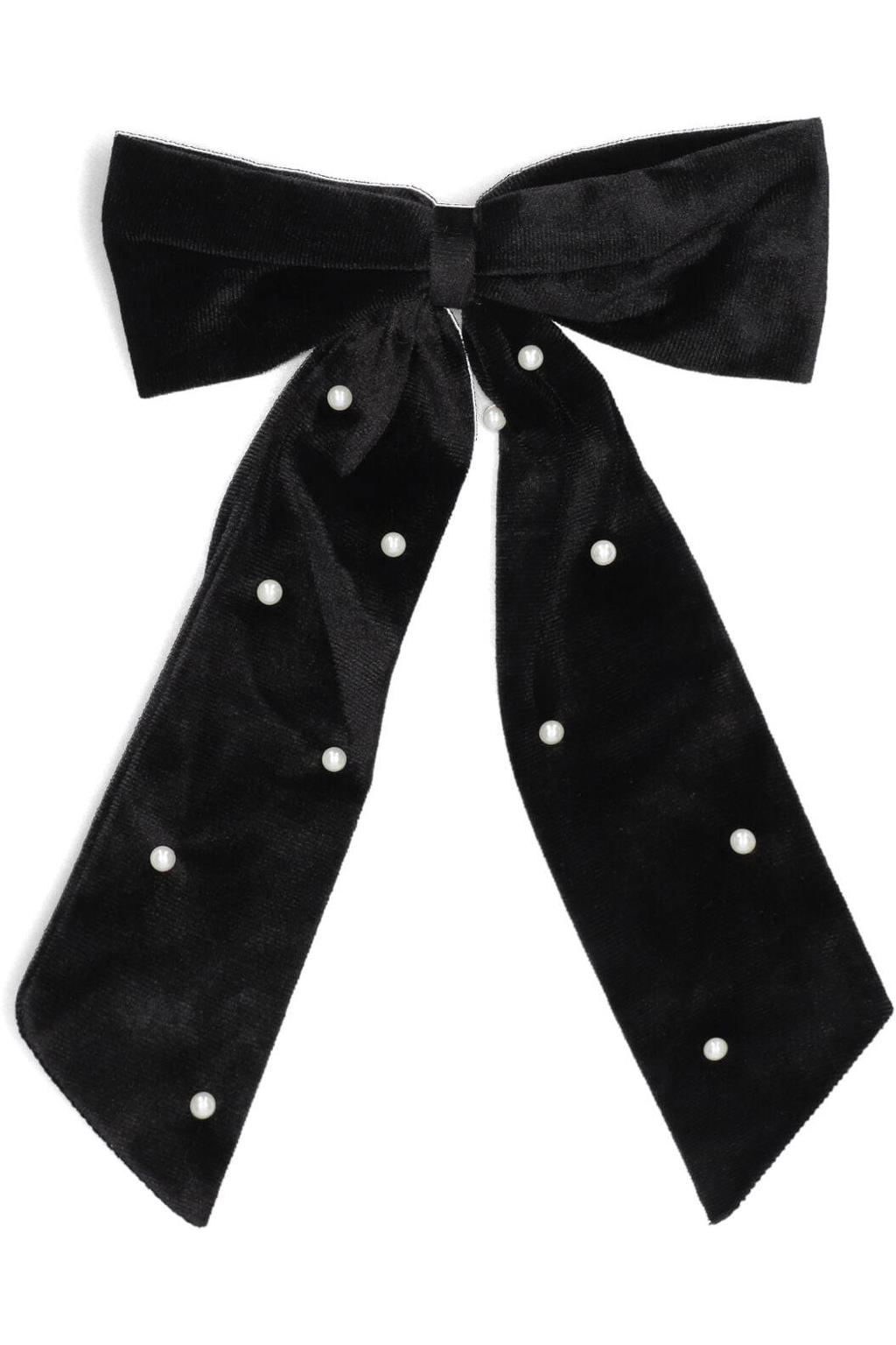 Notre-V Haaraccessoires Pearl Bow Zwart - One size