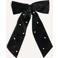 Notre-V Haaraccessoires Pearl Bow Zwart