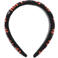 BECKSÖNDERGAARD Haaraccessoires Brombeere Slim Beaded Hairbrace Zwart - One size