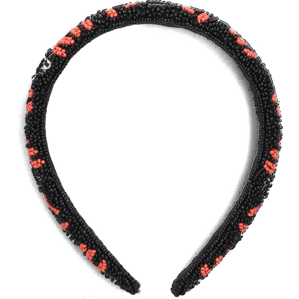 BECKSÖNDERGAARD Haaraccessoires Brombeere Slim Beaded Hairbrace Zwart - One size