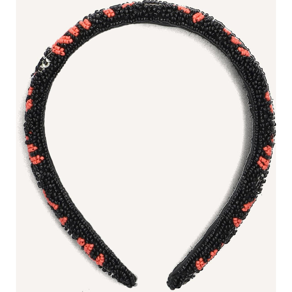 BECKSÖNDERGAARD Haaraccessoires Brombeere Slim Beaded Hairbrace Zwart