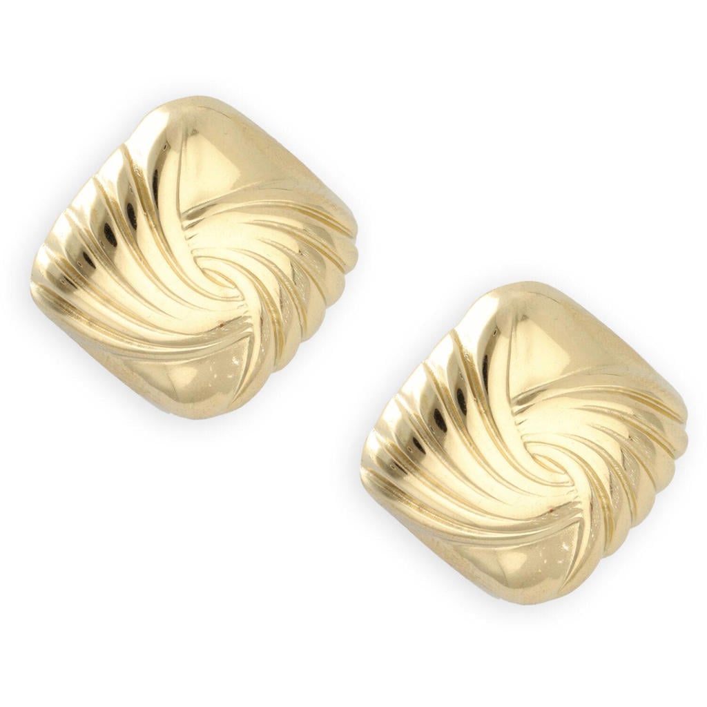 Notre-V Sieraden Earring Old Square Goudkleurig - One size