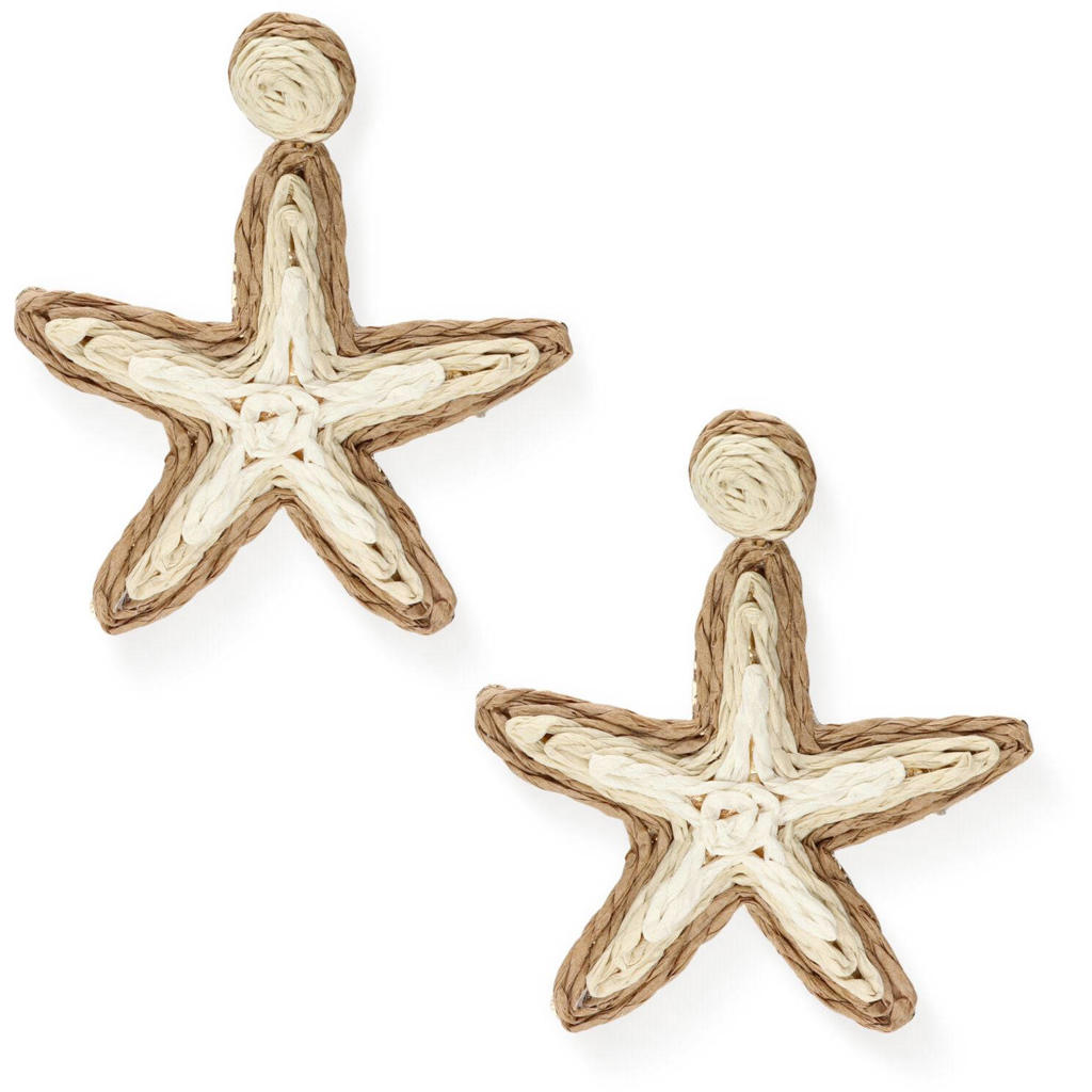 Notre-V Sieraden Earring Sea Star Beige - One size
