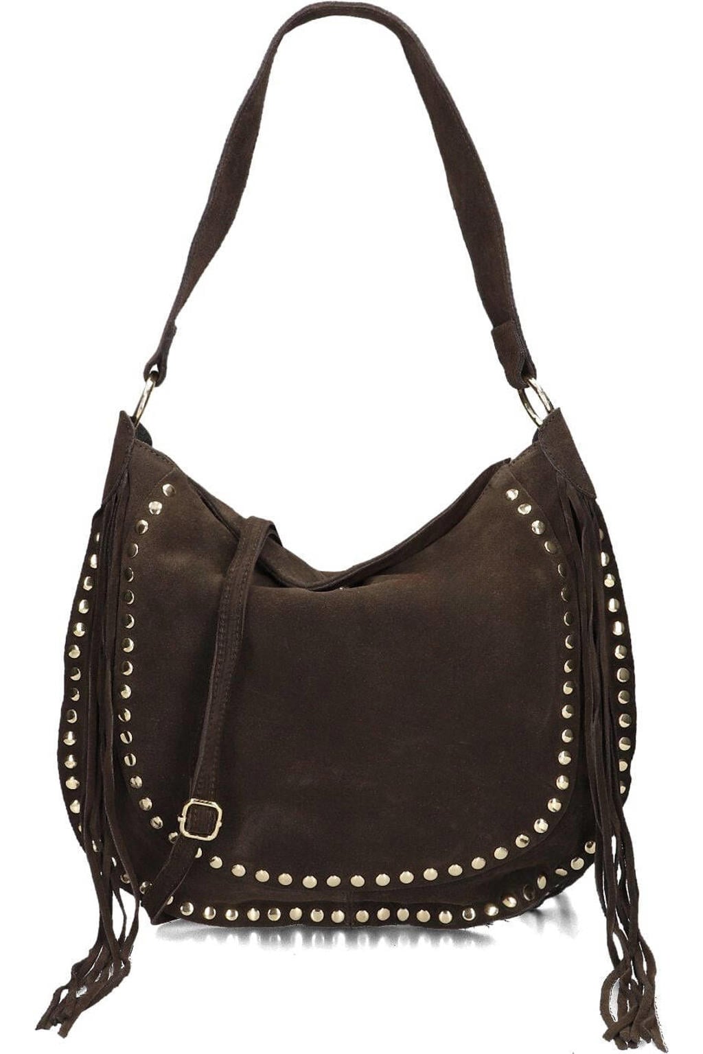 Notre-V Schoudertassen Coacha Suede Bruin - One size